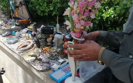 گزارش تصویری از حضور دست فروشان و چهره نازیبای گذر توریستی شهرداری به سمت بازاروکیل و موزه پارس