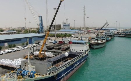 افزایش تخلیه و بارگیری کالادر بنادر غرب هرمزگان