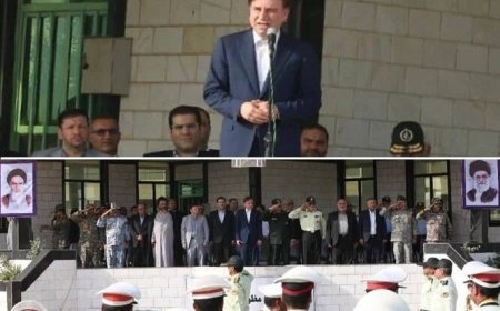 صبحگاه مشترک نیروهای مسلح در بوشهر برگزار شد