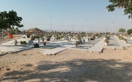 لزوم توسعه فضای سبز و نصب سایبان‌ در آرامستان وادی‌الرحمه بوشهر