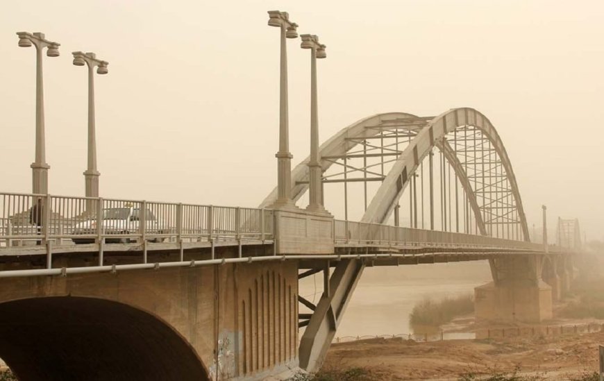 آلودگی هوا در ۱۲ شهر خوزستان