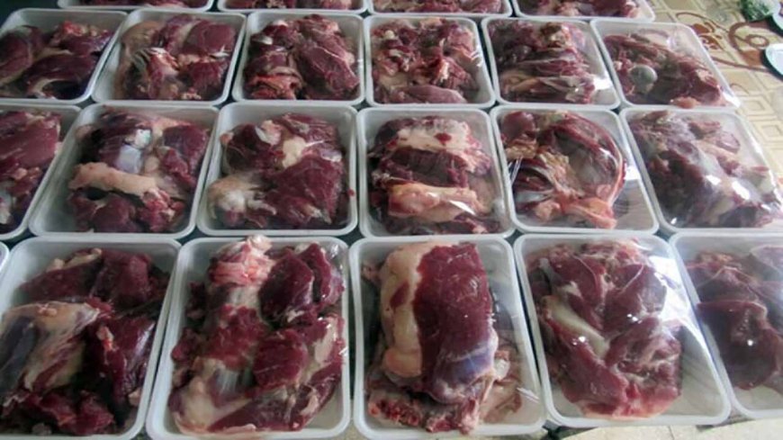 توزیع ۲۸ بسته گوشت گرم بین خانواده ایتام رودانی