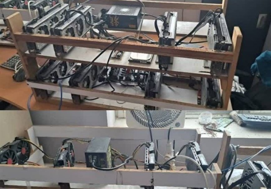 کشف ۱۳ ماینر غیرمجاز از یک منزل مسکونی در بوشهر
