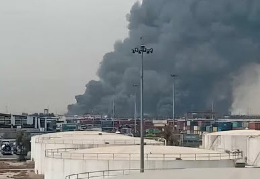 اعلام خسارت محوطۀ منفجرشدۀ بندر شهید رجایی