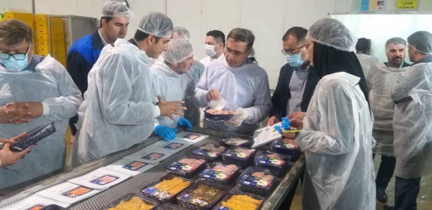 بازدید سرپرست معاونت هماهنگی امور اقتصادی استانداری فارس از کارخانجات سالیذ مرغ
