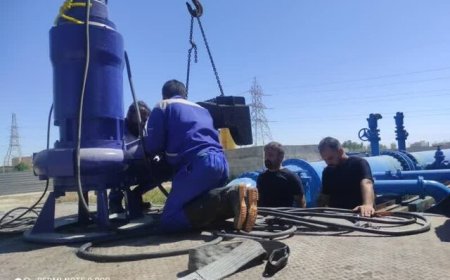 تعمیر ایستگاه پمپاژ اصلی فاضلاب بوشهر به پایان رسید