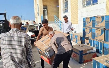 توزیع ۴۱ دستگاه کولرگازی بین نیازمندان توکهور و هشتبندی