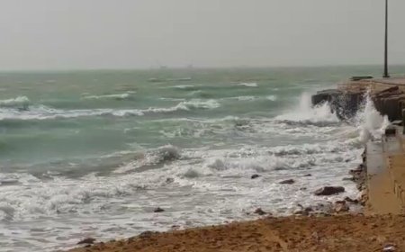 دریا مواج و متلاطم می‌شود