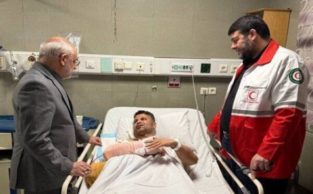 عیادت رئیس دفتر رئیس جمهور از مجروحان صدا و سیما