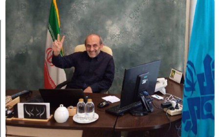 رئیس صداوسیما بعد از حمله اسراییل در دفتر کار جدیدش مستقر شد