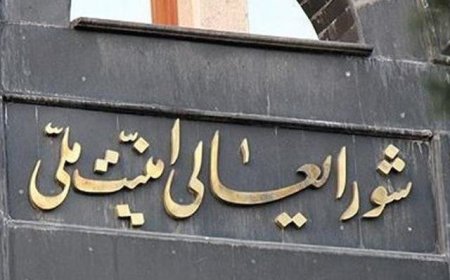 بیانیه شورای عالی امنیت ملی