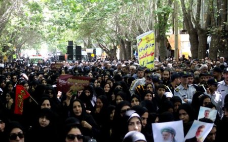 تشییع شهدای اقتدار در فارس؛ از اقلید تا کازرون