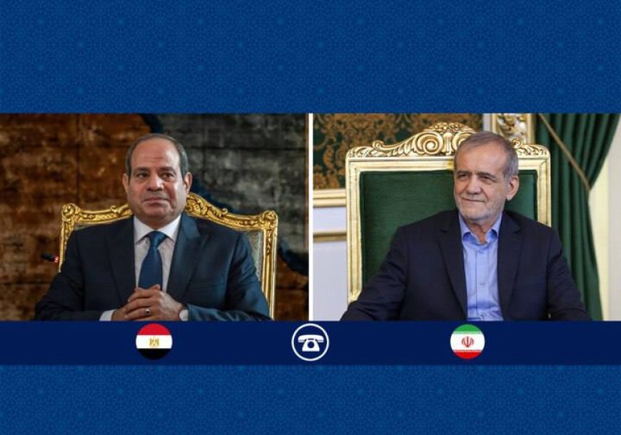 پزشکیان به السیسی: نه آغازگر جنگ بودیم و نه علاقمند به ادامه آن /به دنبال حل و فصل مسائل از طریق گفت‌وگو بودیم