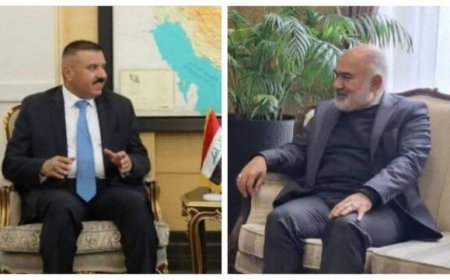 تاکید استاندار خوزستان بر ضرورت رهاسازی حقابه تالاب هورالعظیم در دیدار با وزیر کشور عراق