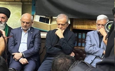 حضور پزشکیان در مراسم گرامیداشت شهدای اقتدار ارتش