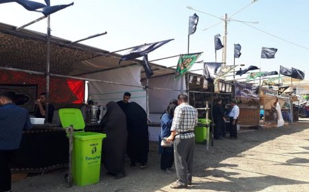 ۲ موکب شهرستان شادگان در مرز شلمچه برپا می‌شوند