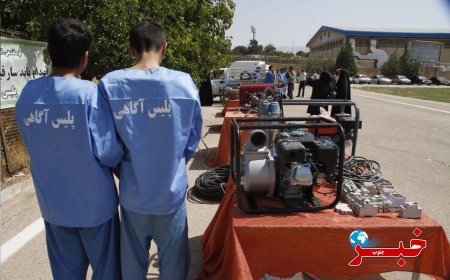 گزارش تصویری از کشفیات پلیس استان فارس