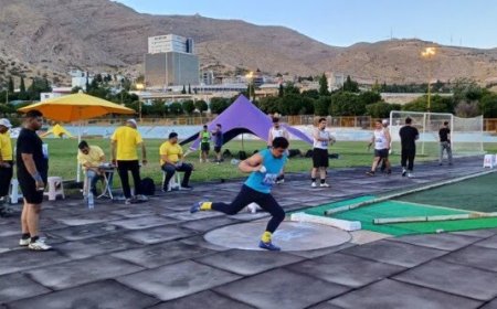 آغاز رقابت های دو و میدانی پسران جوان کشور در شیراز
