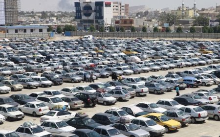 ببینید| تصاویری زیبا از پارکینگ خودروها در مرز شلمچه