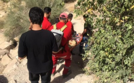 سقوط دو مرد در غار گبری و چشمه قهری در استهبان