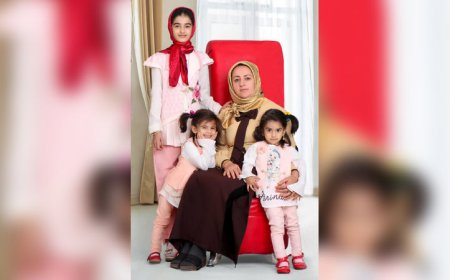 حضور پدر خانواده بیرمی بر مزار خانواده اش پس از قصاص قاتل