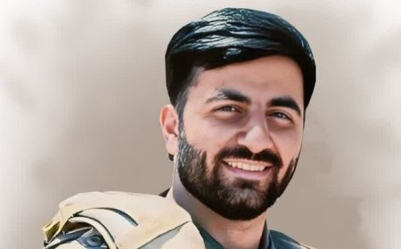 آیین وداع و تشییع شهید مدافع امنیت در شیراز
