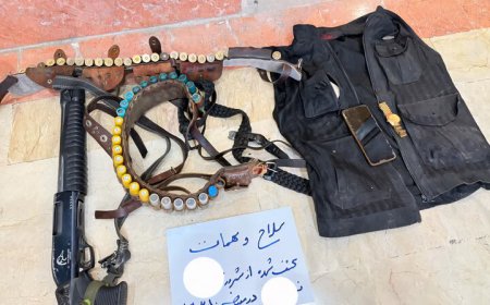 هلاکت شرور مسلح با ۱۳ سابقه کیفری در کوه‌چنار توسط پلیس فارس