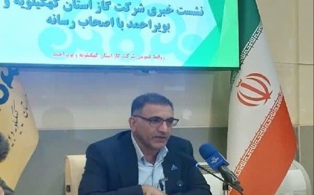 گاز رسانی به کهگیلویه و بویراحمد تا سال آینده تکمیل می شود