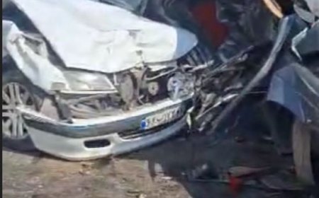 فیلم| مچاله شدن ۵ خودرو در تصادف زنحیره ای اهواز