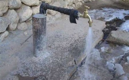 رفع مشکل کم آبی روستای باغ انار گچساران