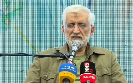 جلیلی در شیراز: رژیم صهیونیستی تهدید وجودی است و نظم ناعادلانه جهانی در حال فروپاشی است