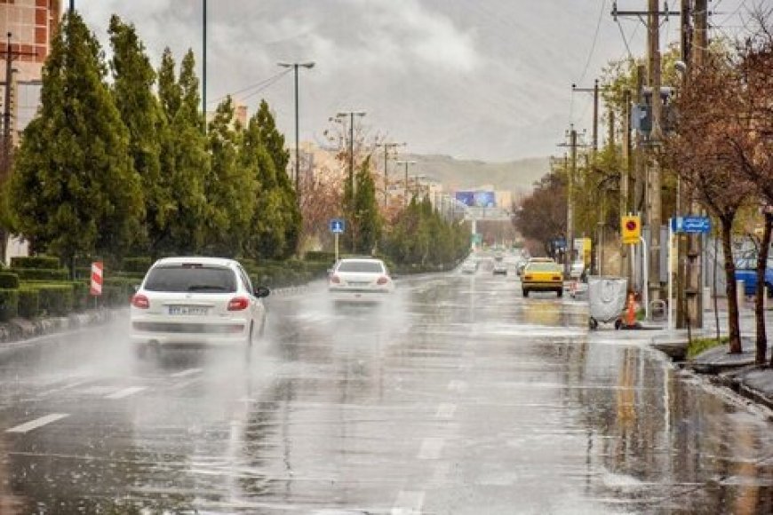 باران‌های رگباری و رعد و برق در فارس؛ هوا خنک‌تر می‌شود