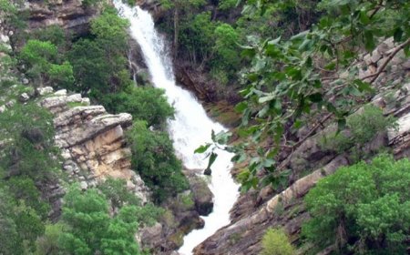 فیلم/جلوه زیبای طبیعت ؛آبشار موری،بخش چلوشهرستان اندیکا