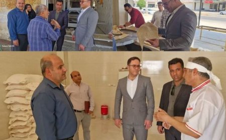 تاکید فرماندار تنگستان بر افزایش کیفیت پخت نان