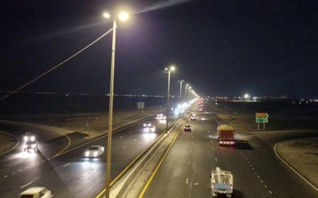 اجرای ۳ کیلومتر روشنایی در جاده‌های ا‌ستان بوشهر