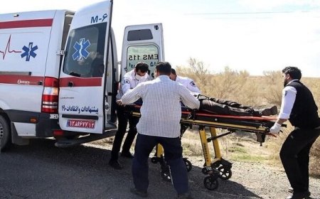 تصادف ساینا و پراید در محور الهایی – اهواز؛۶ مصدوم راهی بیمارستان شدند