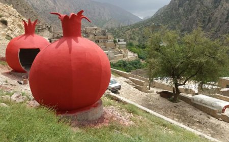 فیلم/جشنواره انار در روستای گردشگری مارین گچساران