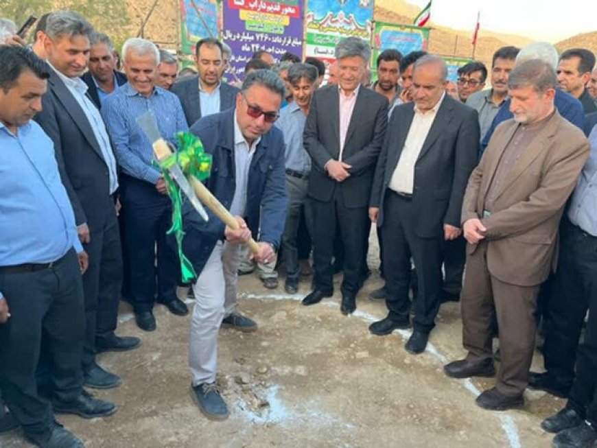 کلنگ‌زنی باند دوم محور قدیم داراب – فسا