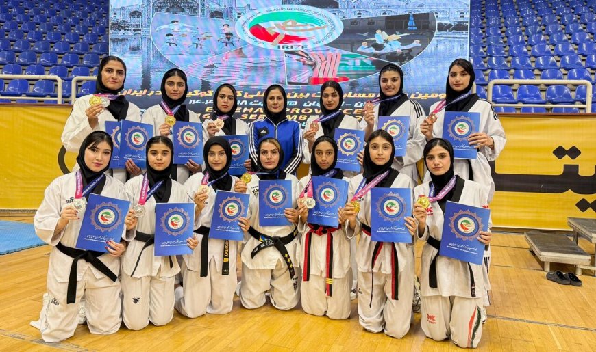 ۵ طلا، ۴ نقره و ۶ برنز حاصل تلاش دختران بوشهری در مسابقات بین‌المللی تکواندو