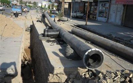 فیلم/اجرای طرح فاضلاب شهر دوگنبدان