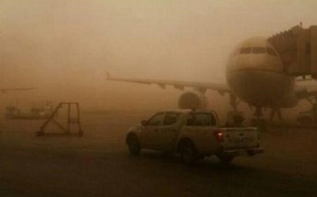 کاهش دید افقی در بندرعباس؛ برخی پروازهای فرودگاه لغو و با تأخیر انجام شد