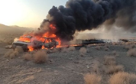 تصادف مرگبار دو سوخت بر در منطقه توکهور و هشت‌بندی هرمزگان