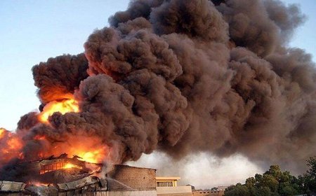 آتش‌سوزی در خط انتقال آب به آب‌شیرین‌کن بندر لنگه؛ عملیات ترمیم در حال انجام
