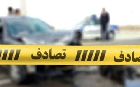 تصادف زنجیره‌ای چند خودرو در بلوار ساحلی بندرعباس