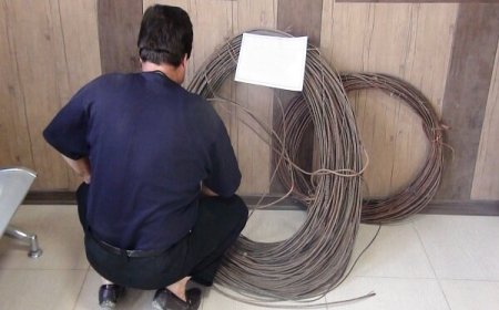 سارق کابل برق در بوشهر دستگیر شد