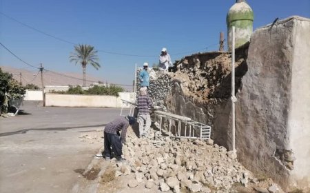آغاز مرحله جدید مرمت آثار تاریخی کازرون با شتاب بیشتر