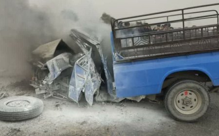 تصادف دلخراش در جاده حمزه دزفول
