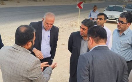 بازدید صبحگاهی مسؤلان برای تسریع در تکمیل جاده دهنو-قلعه‌قاضی