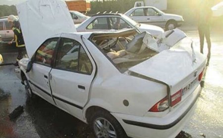 واژگونی مرگبار سمند در نی ریز