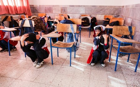 ۸ هزار مدرسه فارس زیر ذره‌بین ایمنی؛ مانور زلزله برگزار شد